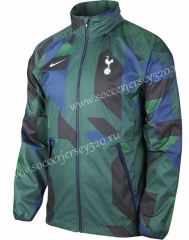 2021-2022 Tottenham Hotspur Green Trench Coats With Hat-WD