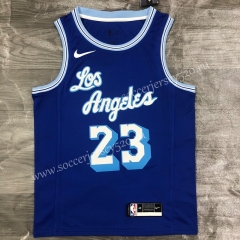 2021-2022 Los Angeles Lakers Blue #23 NBA Jersey-311