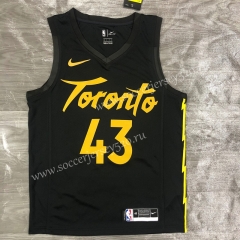 2021-2022 Toronto Raptors Black #43 NBA Jersey-311