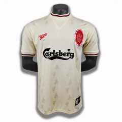 Retro Version 1996/2007 Liverpool Away White Thailand Soccer Jersey-C1046