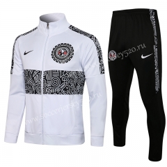 2021-2022 Club América White High Collar Thailand Soccer Jacket Uniform-815