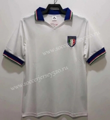 Retro Version 82 Italy Away White Thailand Soccer Jersey AAA-811