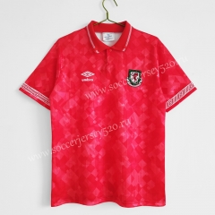 Retro Version 1990-1992 Wales Home Red Thailand Soccer Jersey AAA-C1046