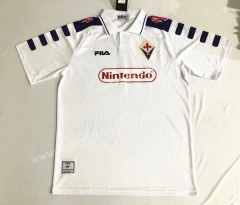 Retro Version 98-99 Fiorentina Away White Thailand Soccer Jersey AAA-HR