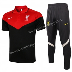 2021-2022 Liverpool Red&Black Polo Uniform-815