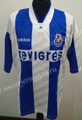 Retro Version 94-95 Porto Home Blue&White Thailand Soccer Jersey AAA-503