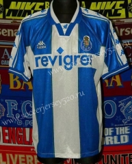 Retro Version 97-99 Porto Home Blue&White Thailand Soccer Jersey AAA-503