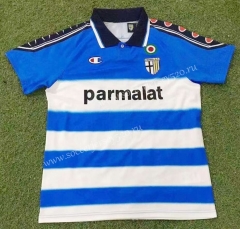 Retro Edition 99-00 Parma Calcio 2nd Away Blue&White Thailand Soccer Jersey AAA-503