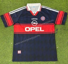 Retro Version 97-99 Bayern München Home Royal Blue Thailand Soccer Jersey AAA-503