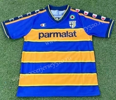 Retro Edition 02-03 Parma Calcio Home Yellow&Blue Thailand Soccer Jersey AAA-503