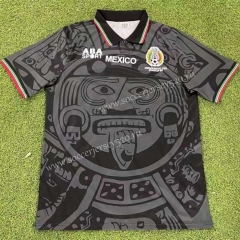 Retro Version 98 Mexico Black Thailand Soccer Jersey AAA-503