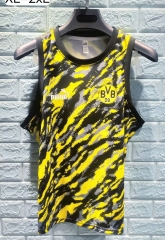 2021-2022 Borussia Dortmund Yellow&Black Thailand Soccer Vest-512