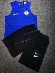 (02) 2021-2022 Chelsea Home Blue Thailand Soccer Vest Uniform-512