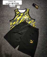 (04) 2021-2022 Borussia Dortmund Yellow&Black Thailand Soccer Vest Uniform-512