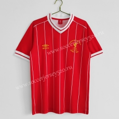 UEFA Champions League 1981-1984 Liverpool Home Red Thailand Soccer Jersey AAA-C1046