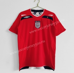 Retro Version 2008-2010 England Away Red Thailand Soccer Jersey AAA-C1046