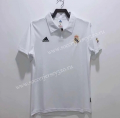 Retro Version 02-03 Real Madrid Home White Thailand Soccer Jersey AAA-811