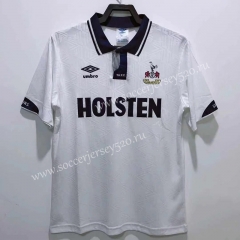 Retro Edition 92-94 Tottenham Hotspur Home White Thailand Soccer Jersey AAA-811