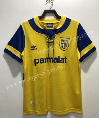 Retro Edition 93-95 Parma Calcio Yellow Thailand Soccer Jersey AAA-811
