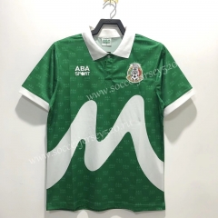 Retro Version 1995 Mexico Home Green Thailand Soccer Jersey AAA-811