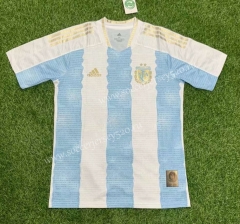 Commemorative Edition Argentina Blue&White Thailand Soccer Jersey AAA-407