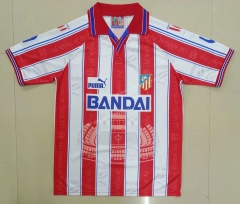 Retro Version 96-97 Atletico Madrid Home Red & White Thailand Soccer Jersey AAA-HR