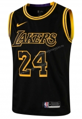 Los Angeles Lakers Black #24 NBA Jersey-815