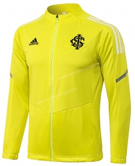 2021-2022 Brazil SC Internacional Yellow Thailand Soccer Jacket -815