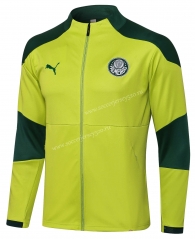 2021-2022 SE Palmeiras Fluorescent Green Thailand Soccer Jacket -815