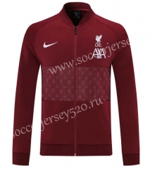 2021-2022 Liverpool Maroon Thailand Soccer Jacket -LH