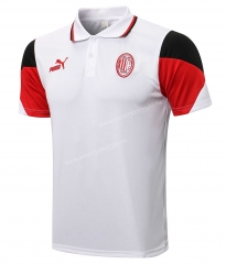 2021-2022 AC Milan White Thailand Polo Shirt-815