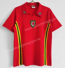 Retro Version 76-79 Wales Home Red Thailand Soccer Jersey AAA-C1046