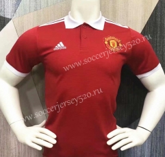 2021-2022 Manchester United Red Thailand Polo Shirt-403