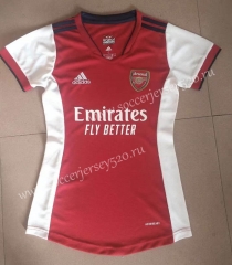 2021-2022 Arsenal Home Red Women Soccer Jersey AAA-708