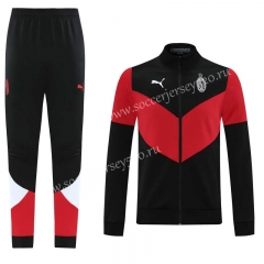 Classic Version 2021-2022 AC Milan Red&Black Thailand Soccer Jacket Uniform-LH