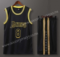 Los Angeles Lakers Black #8 NBA Uniform-613
