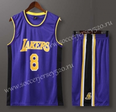 Los Angeles Lakers Purple#8 NBA Uniform-613