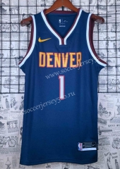 2021 Season Denver Nuggets Blue #1 NBA Jersey-609