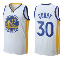 Golden State Warriors White #30 NBA Jersey-SJ