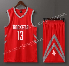 Houston Rockets Red #13 NBA Uniform-613