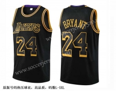Los Angeles Lakers Black #24 NBA Jersey-SJ