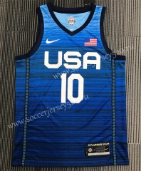 2021 Olympics USA Blue #10 NBA Jersey-311