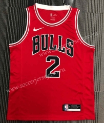 Chicago Bulls Red #2 NBA Jersey-311
