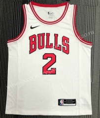 Chicago Bulls White #2 NBA Jersey-311