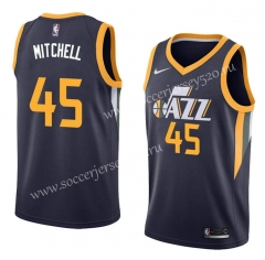 Utah Jazz Royal Blue #45 NBA Jersey-609