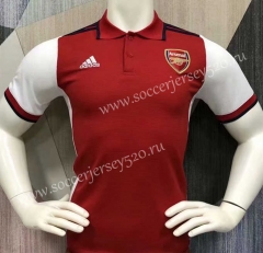 2021-2022 Arsenal Red Thailand Soccer Polo Shirt-403