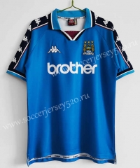 Retro Version 97-99 Manchester City Home Blue Thailand Soccer Jersey AAA-C1046