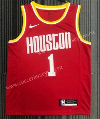Houston Rockets Red #1 NBA Jersey-311