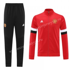 2021-2022 Fashion Edition Manchester United Red Thailand Soccer Jacket Uniform-LH