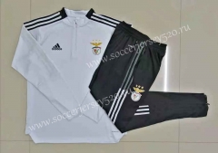 2021-2022 Benfica White Thailand Soccer Tracksuit-815